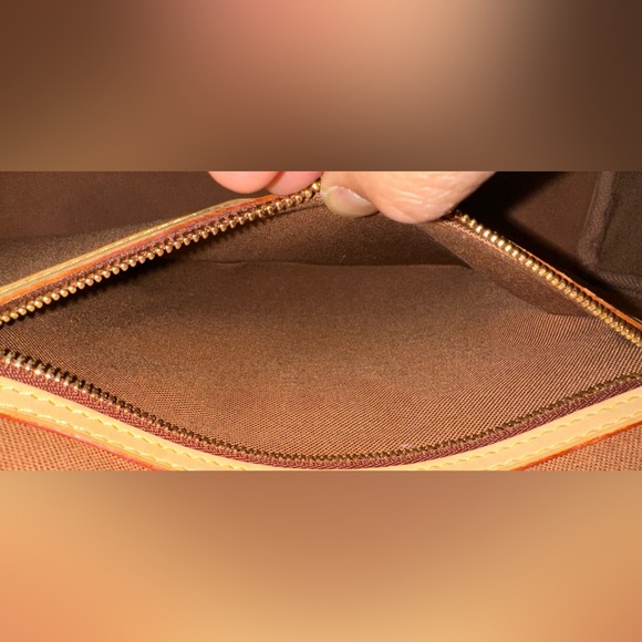 Louis Vuitton Nolita Monogram Canvas Leather with generic twilly scarf - Picture 12 of 16